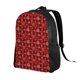thumbnail image 2 of Disketp Snowflakes On A Buffalo Plaid Mochila Unisex de Apertura Lateral Completa, Mochila para Laptop para Escuela, Trabajo y Viajes, 2 of 8