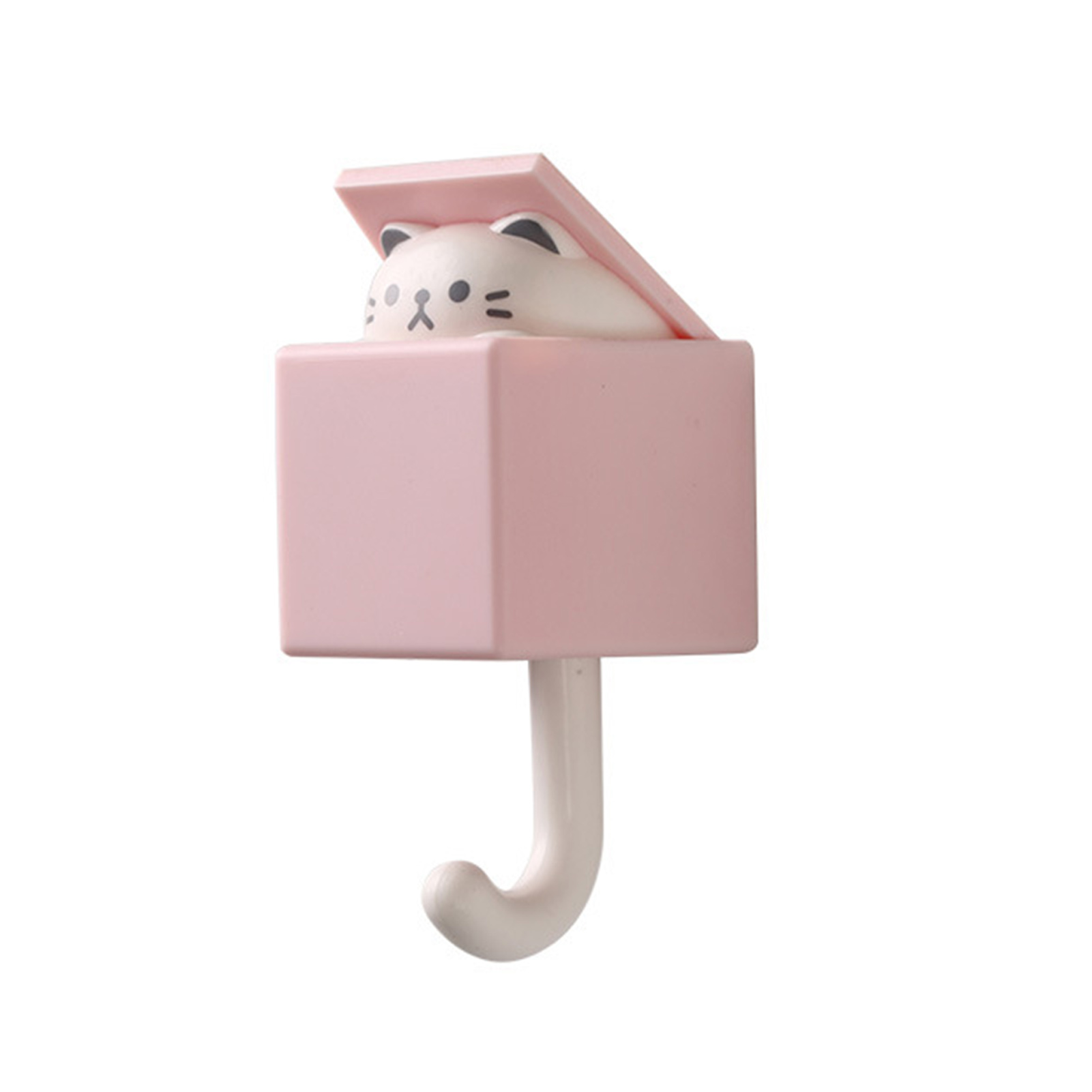 Teblacker Hanging Clothes Hook Behind The Door, Cute Adhesive Hook