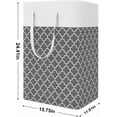 thumbnail image 2 of Cesto para ropa sucia, cesto grande para ropa con asa, 75 l, cestas organizadoras para guardar ropa, bolsa de tela plegable, cesta para ropa sucia, Panie, 2 of 5