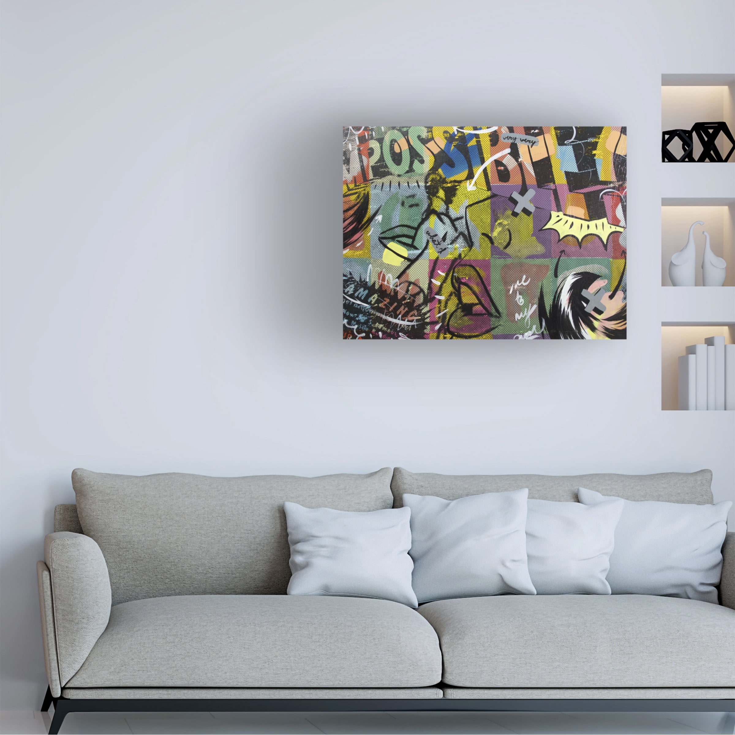 Dan Monteavaro 'IMPOSSIBLE' Canvas Art