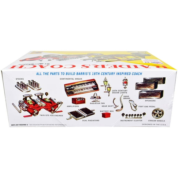 MPC 1/25 George Barris Raiders Coach MPC977 Plastics Car/Truck 1/24-1/25