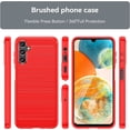 thumbnail image 2 of for Samsung Galaxy A14 5G case,Galaxy A14 case with HD Screen Protector,Fashion Shock-Absorption Flexible TPU Bumper Soft Rubber Protective Phone Case Cove for Samsung Galaxy A14 5G, Red, 2 of 17