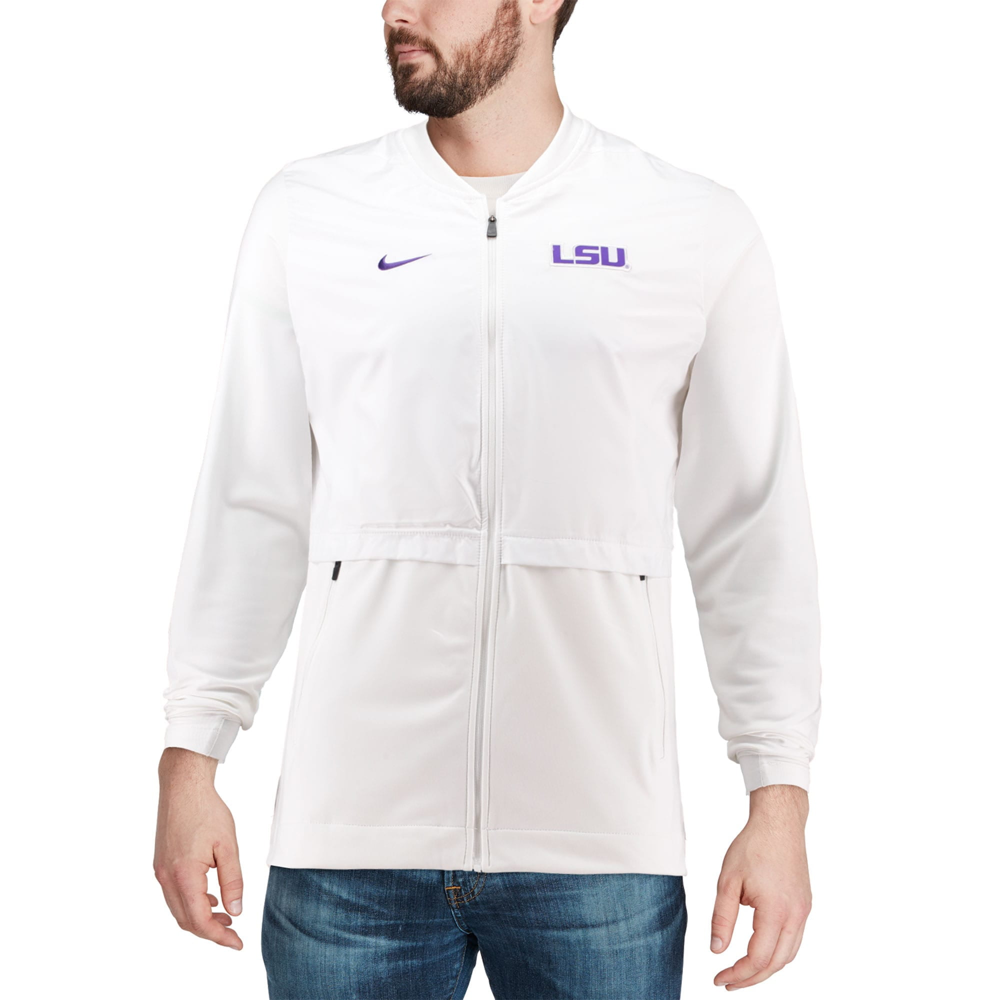 Men's Nike White LSU Tigers F18 