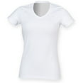 thumbnail image 2 of Skinni Fit Womens Feel Good Stretch V-Neck Short Sleeve T-Shirt, 2 of 4
