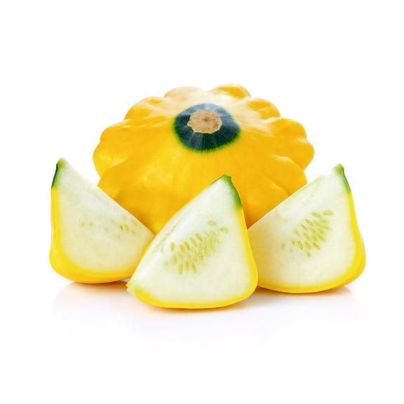 Sunburst Yellow Patty Pan Pattypan Summer Squash Premium Seeds Packet