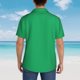thumbnail image 4 of Balery Forestgreen Camisas hawaianas de manga corta para hombre, camisas playeras de corte holgado, camisas de vacaciones con botones,3X-Large, 4 of 7