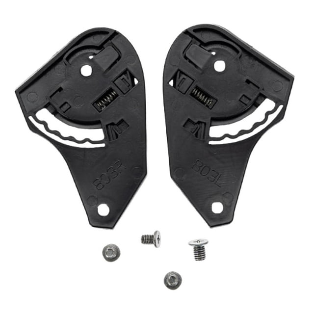 2 piezas de base de visera para , repuestos para de motocicleta, accesorios fáciles de instalar para cascos integrales.
