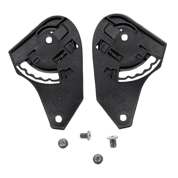 2 piezas de base de visera para , repuestos para de motocicleta, accesorios fáciles de instalar para cascos integrales.