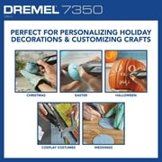 Dremel 7350-5W 4V-Cordless Single Speed Rotary Tool with Integrated 2Ah Li-Ion Battery & 7 Accessories