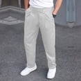 thumbnail image 5 of EaskTriop Men's Fashion Tapered Casual Pants, Pleated Dress Slacks with Side Button Stretch Breathable Lightweight Work Pants, 5 of 6