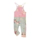 thumbnail image 5 of Odeerbi 5-14 Años Niñas Traje de Verano Floral Impresión Camisola Romper Casual Overalls Bib Pantalones Generales Con Bolsillos, 5 of 6