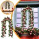 thumbnail image 1 of Hojas de parra artificiales de densidad mejorada para interiores, exteriores, jardín, pared, bodas y fiestas, 1 of 7