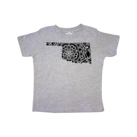 

Inktastic Oklahoma Silhouette Mandala Gift Toddler Boy or Toddler Girl T-Shirt