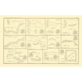 thumbnail image 3 of Bien 18x13 Black Modern Framed Museum Art Print Titled - Plan Section of Batteries In Virginia - Bien 1895, 3 of 5