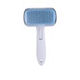 thumbnail image 1 of Cepillo para gatos gris, cepillo para gatos autolimpiante, elimina la capa interna, cepillo para perros, gato de pelo corto a largo, cepillo suave para gatos, 1 of 5