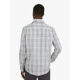 thumbnail image 3 of Chaps Men's & Big Men's Long Sleeve Flex Twill Yarn-Dye Woven Shirt, Sizes S-3XL, 3 of 8