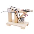 thumbnail image 1 of Kit de construcción de generador de mano de madera DIY ensamblar generador de manual de mad Abanopi Bloque de construcción, 1 of 7