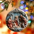 thumbnail image 6 of Xuniizn Nativity Ornaments, Acrylic Christmas Nativity Scene Ornaments - Christmas Tree Decorations for Home, Office, Xmas Tree, Hanging Ornament, Religious Gifts, Party Decor, Christmas Decorations, 6 of 6