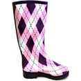 thumbnail image 2 of Women's Rain Boots Waterpoof Rubber Mid Calf Colors Wellie Snow Rainboot, 2 of 3