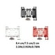 thumbnail image 5 of Bewildely Placa inferior central profesional, placa inferior de montaje en superficie recubierta, cubierta de chasis ligera, pieza de Kits de construcción modelo Rojo, 5 of 6