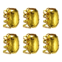 Curling Ribbon Crimped Balloon String Metallic 3/16" 11 Yards 6pcs for Christmas Wedding Gift Crafts Gold