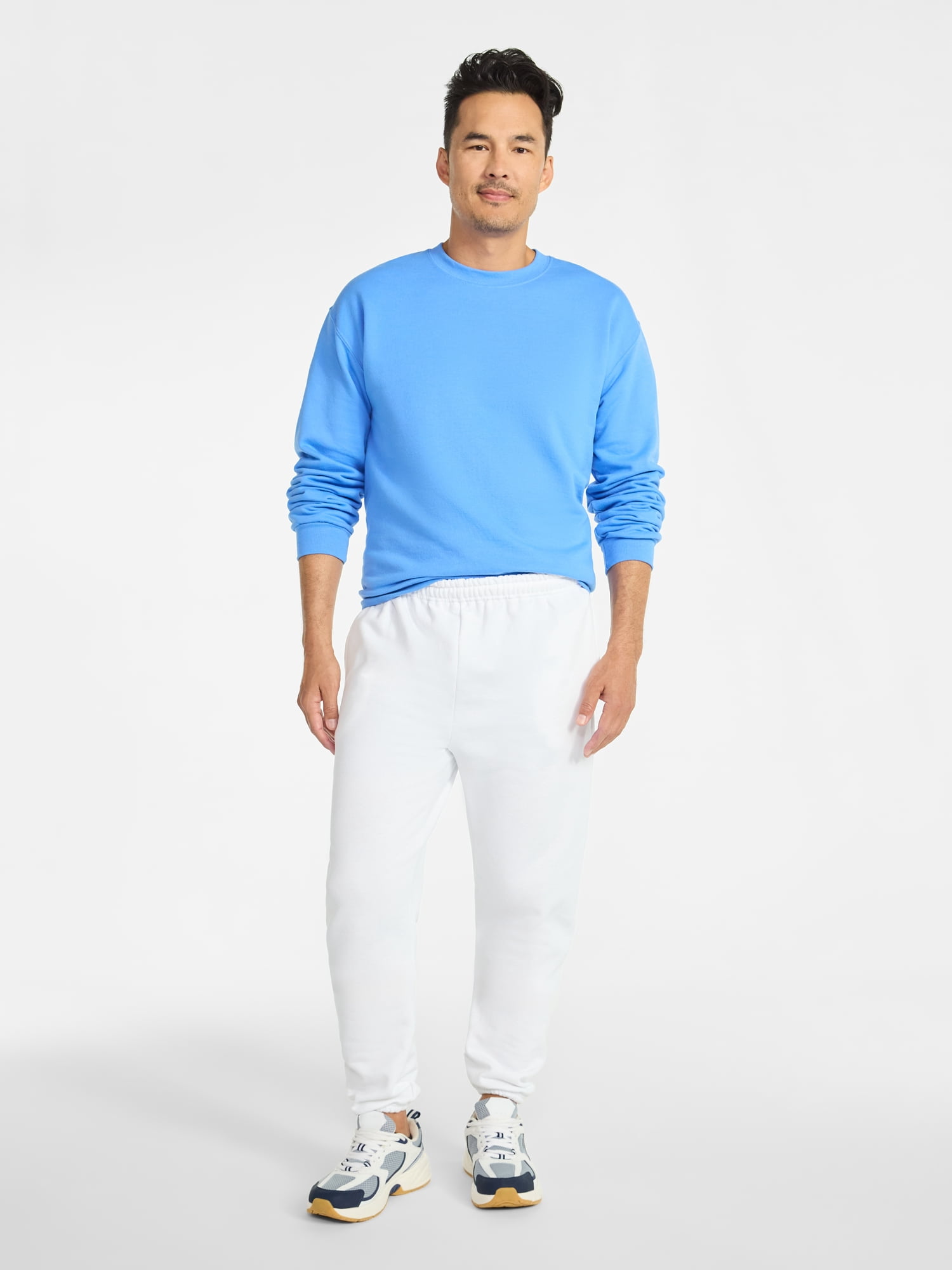 Athletic Works Men's and Big Men's Fleece Jogger Sweatpants, Sizes XS-5XL