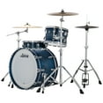 thumbnail image 2 of Ludwig Classic Oak 3-Piece Fab Shell Pack With 22" Bass Drum Blue Burst, 2 of 5
