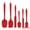 Red, variant on Unique Bargains 6Pcs Heat-Resistant Dishwasher Safe Kitchen Utensils Black