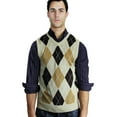 thumbnail image 6 of Blue Ocean Mens Argyle Sweater Vest (sv-255), 6 of 12
