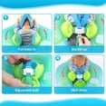 thumbnail image 3 of Swimbobo Baby Swimming Pool Float With Removable Upf 50+ Uv Sun Protection Canopy, Inflatable Pool Toys For 3 To 48 Months, Smart Swim Trainer (includ, 3 of 5