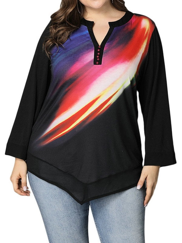 plus size blouses at walmart