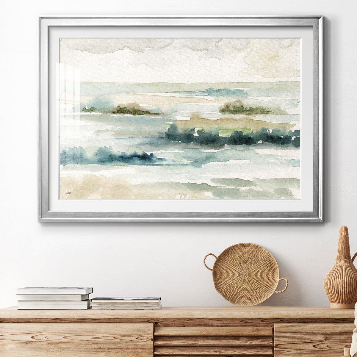 Pastel Panorama Premium Framed Print - Ready to Hang