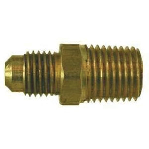 Midland Metal 10-274 SAE 45 Degree Male Adapter Male Flare x Male NPTF - 5/8 in. x 3/4 in., Each