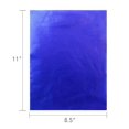 thumbnail image 2 of Papel metalizado Hygloss, 8,5 x 11 cm, 100 hojas, color azul, 2 of 4