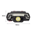 thumbnail image 5 of Joernso 1 Set LED Headlamp High Brightness Battery Status Waterproof Intelligent Sensor USB Headlamp for Fishing, 5 of 8