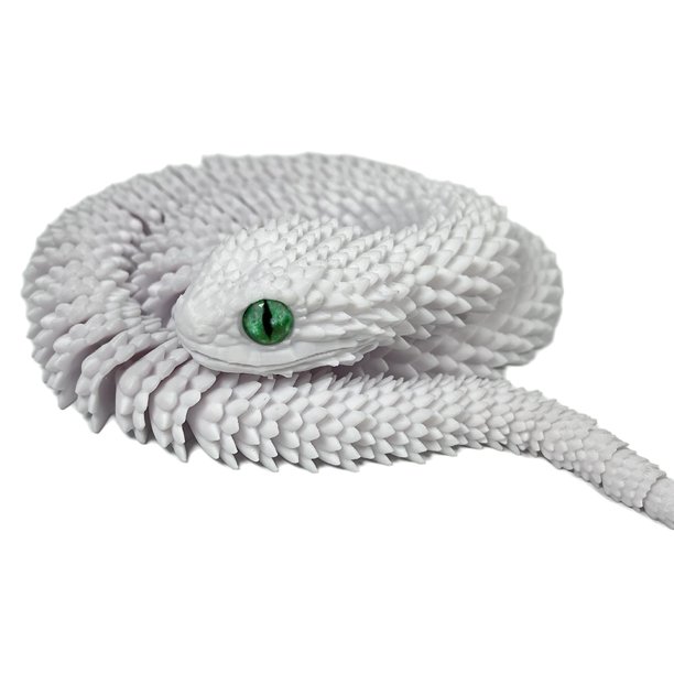 Figura Articulada Flexible 3D Viper De MúLtiples Articulaciones, Modelo De Serpiente 3D, Regalo, Regalo 3D, Regalo A