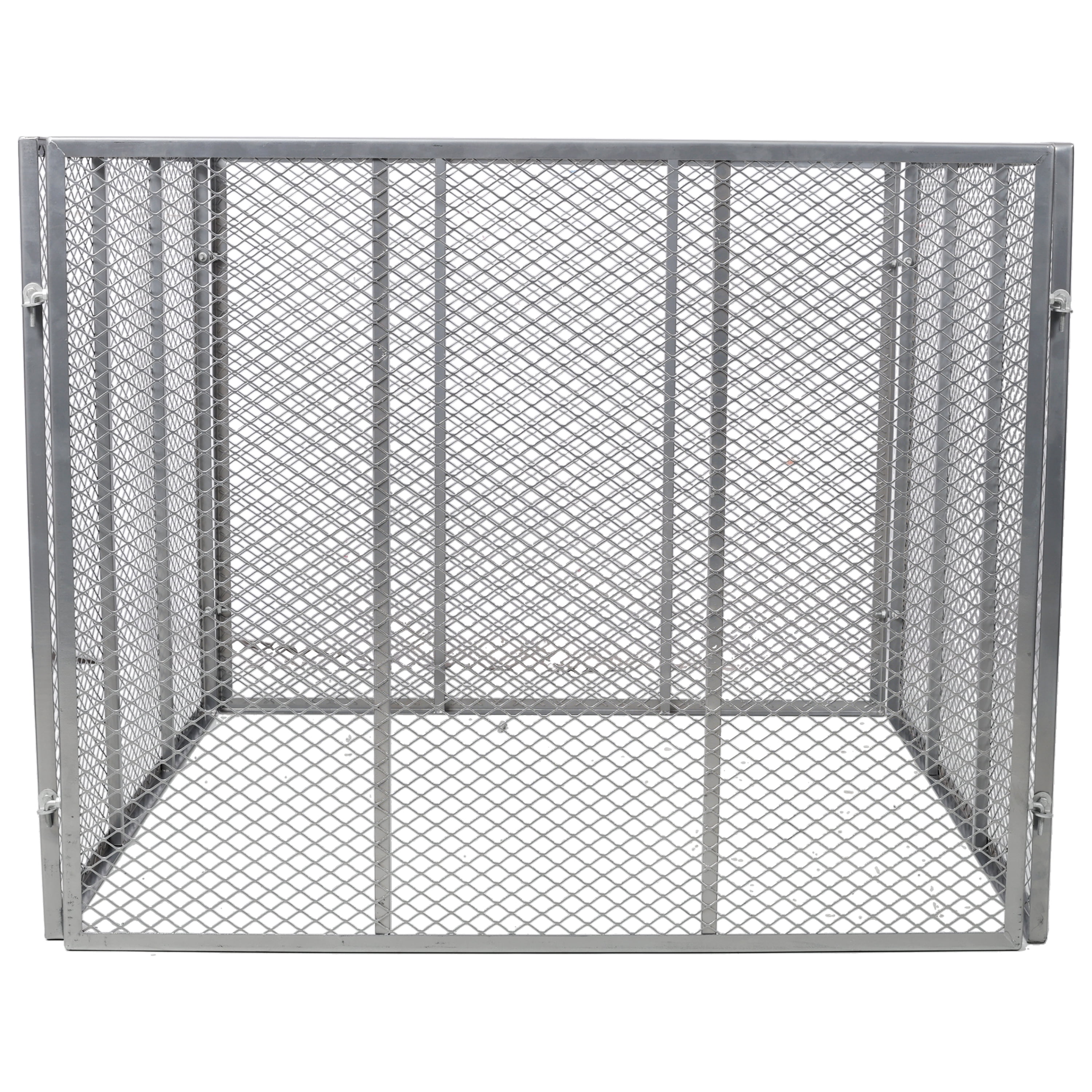 172 Gallon Large Square Metal Wire Mesh Compost Bin, Rust‑Proof Powder‑Coated Outdoor Composter, Easy Tool‑Free Assembly for Yard Leaves Grass Clippings Kitchen Scraps