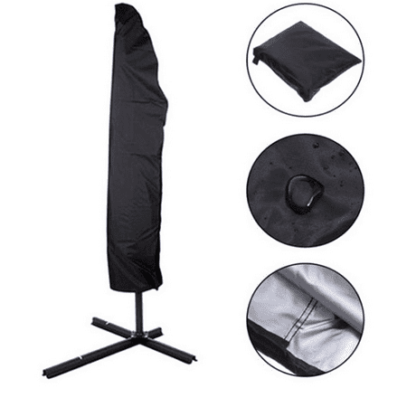 Weatherproof Outdoor Parasol Banana Cantilever Umbrella Protective Cover Bag, L