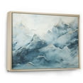 thumbnail image 2 of Designart "Mountain Storm In Minimalist Style" Glacier Floater Framed Canvas Wall Art, 2 of 5