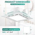 thumbnail image 3 of Extractor de baño con luz Skykart 140m³/h 1.0 Sones, 3 of 9