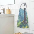 thumbnail image 3 of Yayeee 100% Cotton Hand Towels for Bathroom 16" x 28" Soft Absorbent Kitchen Towel, Blue Mountain, 3 of 7