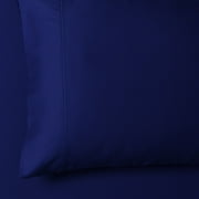 Soft & Cool 100% Bamboo Pillowcases Super Standard Size Pillowcase Set - Royal Blue
