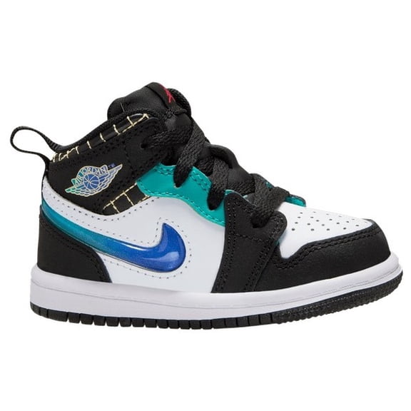 Toddler's Jordan 1 Mid SE Black/Siren Red-White (FQ8097 001) - 9