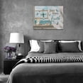 thumbnail image 5 of Farmhouse Coastal Wall Art Seashell Just Have Faith Wall Decor Rustic Ocean Bathroom Pictures Beach Canvas Painting Print Modern Artwork Framed for Bathroom Living Room Bedroom 12"x16", 5 of 6