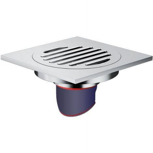 Desagüe de suelo de PVC, sifón antiolor para desagüe, desagüe de suelo de gran desplazamiento, filtros antiolor de ducha a lavabo, 40/50/75MM XZ5eieqy