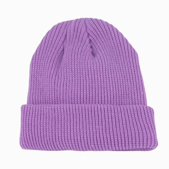 Beanie Knit Hats Baby Toddler Boys Girls Knit Warm Winter Hats Cuffed Caps Boys Girls Ski Cap