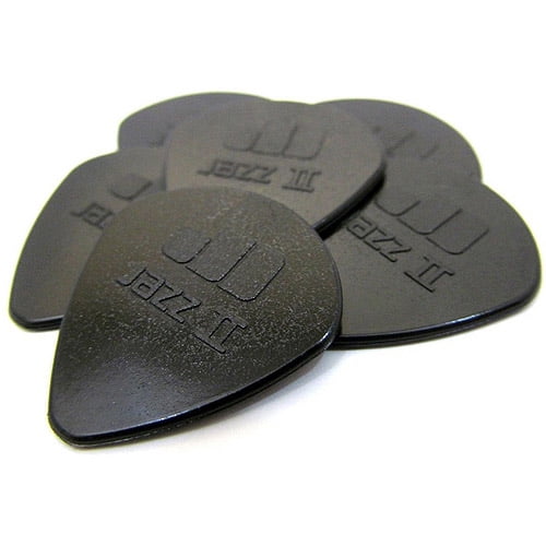 Dunlop Jazz II Guitar Pick Pack of 6 1.18mm Black