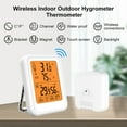 thumbnail image 3 of Wireless Weather Station Indoor Outdoor Thermometer Hygrometer Digital Temperature Humidity Remote Sensor Touch Screen Backlight (With 1Sensor), 3 of 7
