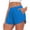 A48 Blue, variant on Athletic Shorts for Women High Waisted Running Shorts Elastic Waistband Gym Bottoms with Pockets Breathable Workout Summer Activewear