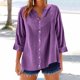 thumbnail image 2 of Vestidos Casuales Para Mujer, Blusas De Mujer De Moda Camisetas sueltas de verano con cuello redondo y manga corta para mujer, 2 of 6